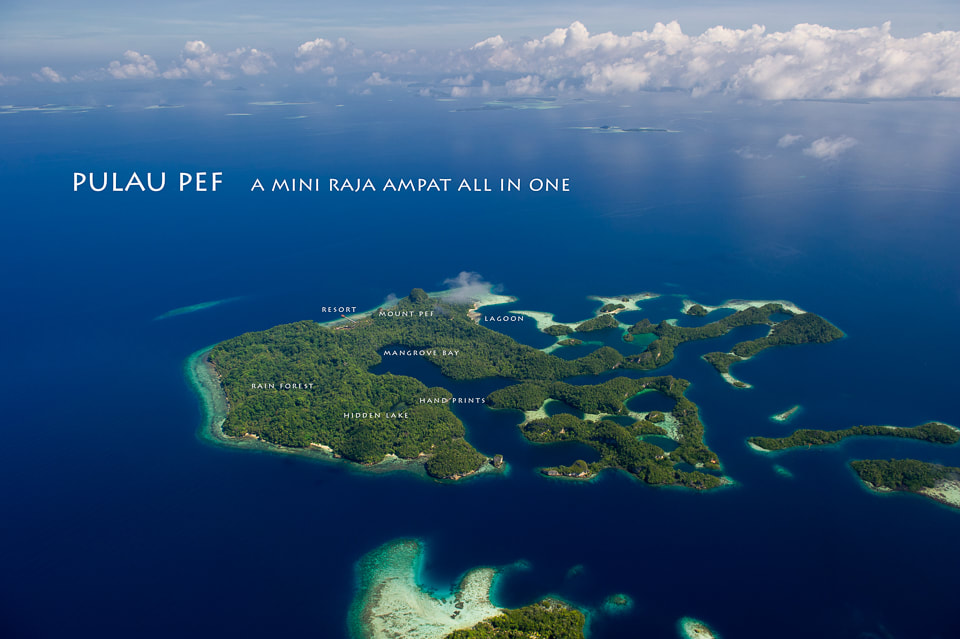 Map of Pulau Pef